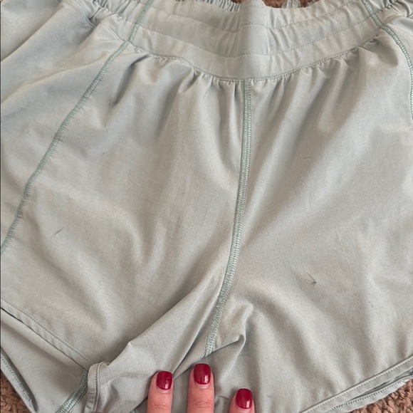 Lululemon Athletica Blue and Green Athletic Shorts - Picture 6 of 6